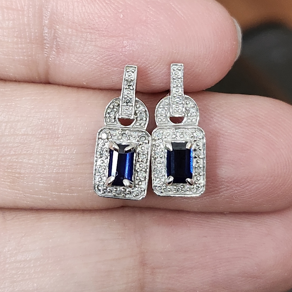 14k Gold And Diamond Earings